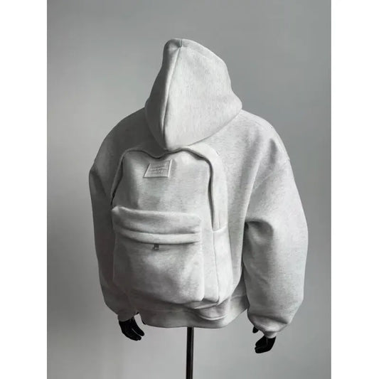 Hoodie 2-en-1 con Mochila Integrada | Algodón Premium